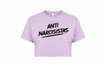 ANTI NARCISISTAS OVERSIZE CROP TOP - LILAC